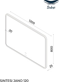 Sintesi Зеркало Jano 120x80 – фотография-9